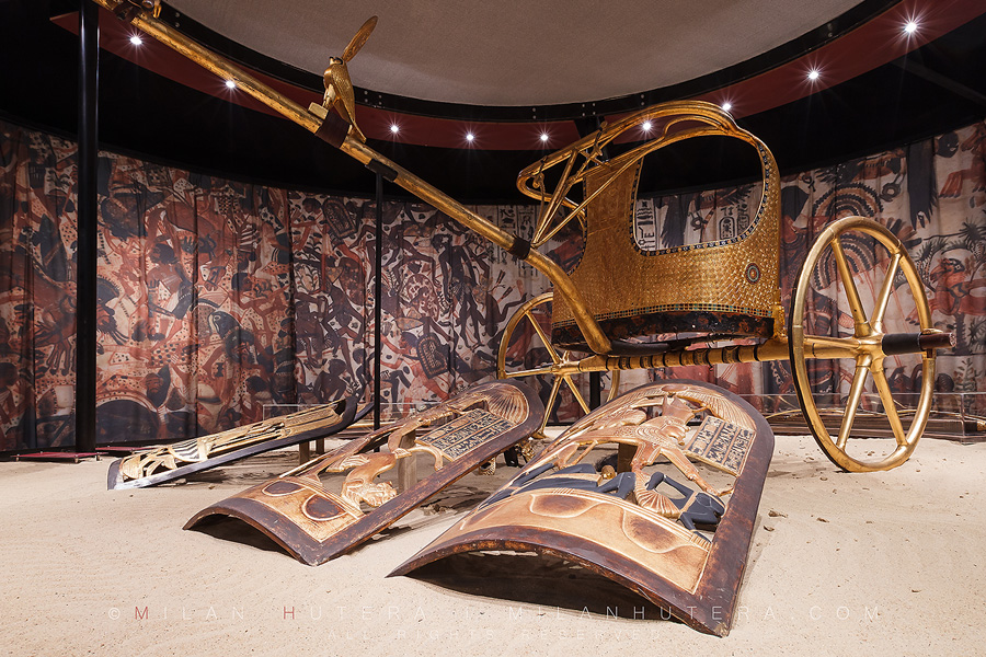 Tutankhamun’s chariot – used for parades