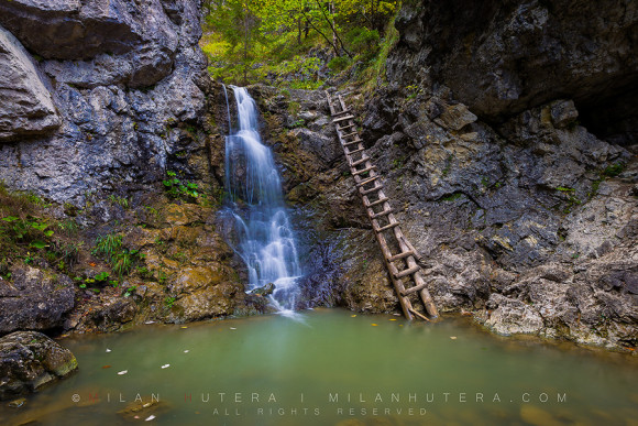 Waterfall and Ladder
