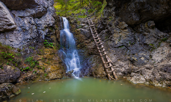Waterfall and Ladder