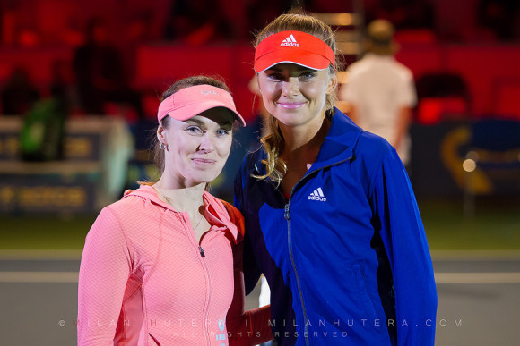 Daniela Hantuchova and Martina Hingis