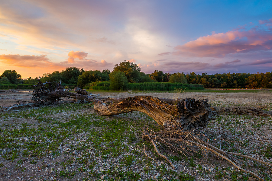 Riverbed Sunset