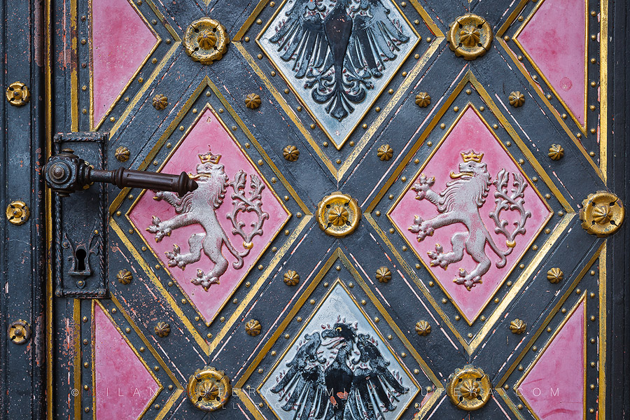 Door Detail, Vysehrad Basilica, Prague