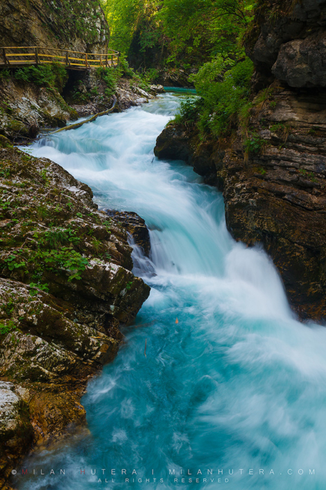 The Flow of Vintgar Gorge, Slovenia