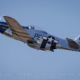 The North American P-51 Mustang, codename "Excalibur" from Aircraft Guaranty Company in Onalasca, Texas during the performace at SIAF 2015 in Sliac, Slovakia.