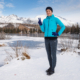 Anna Karolina Schmiedlova on snowy Strbske pleso during her winter preparation in November 2015. Anna Karolina had a breakthrough season in 2015 winning two WTA tournaments and reaching career high no. 26 in the ranking.