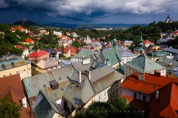 Banska Stiavnica Rooftops from the Old Castle 2022