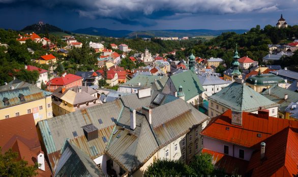 Banska Stiavnica Rooftops from the Old Castle 2022